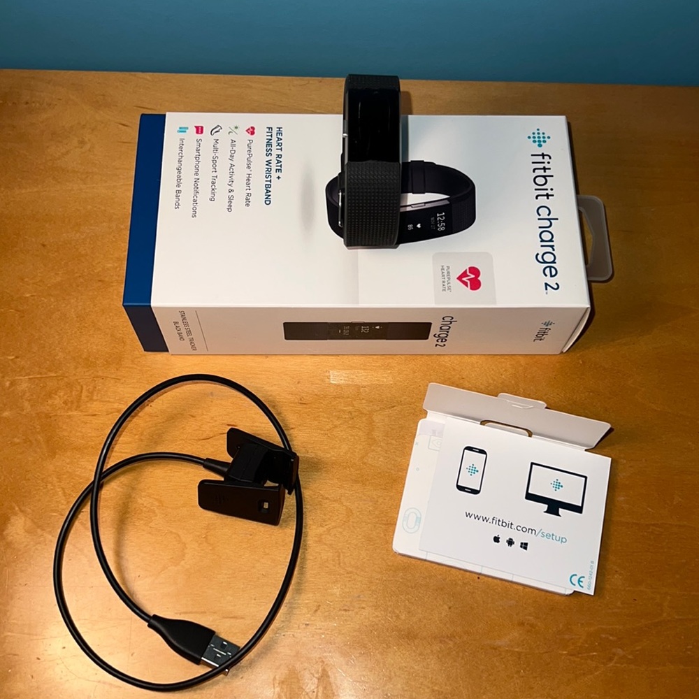 Fitbit Charge 2 with Black Band